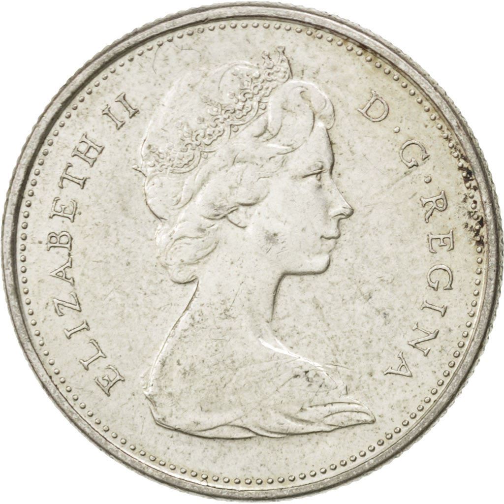 Canada | 25 cent munt | Zilver | 2e portret | KM:62a | 1968