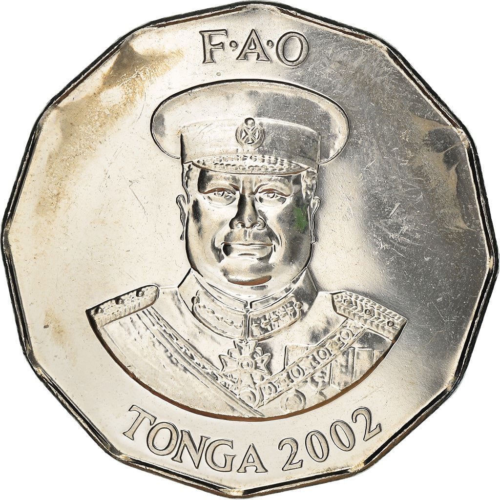 Tonga | 50 Seniti Coin | King Tupou IV | Tomato | FAO | KM:71a | 2002 - 2004