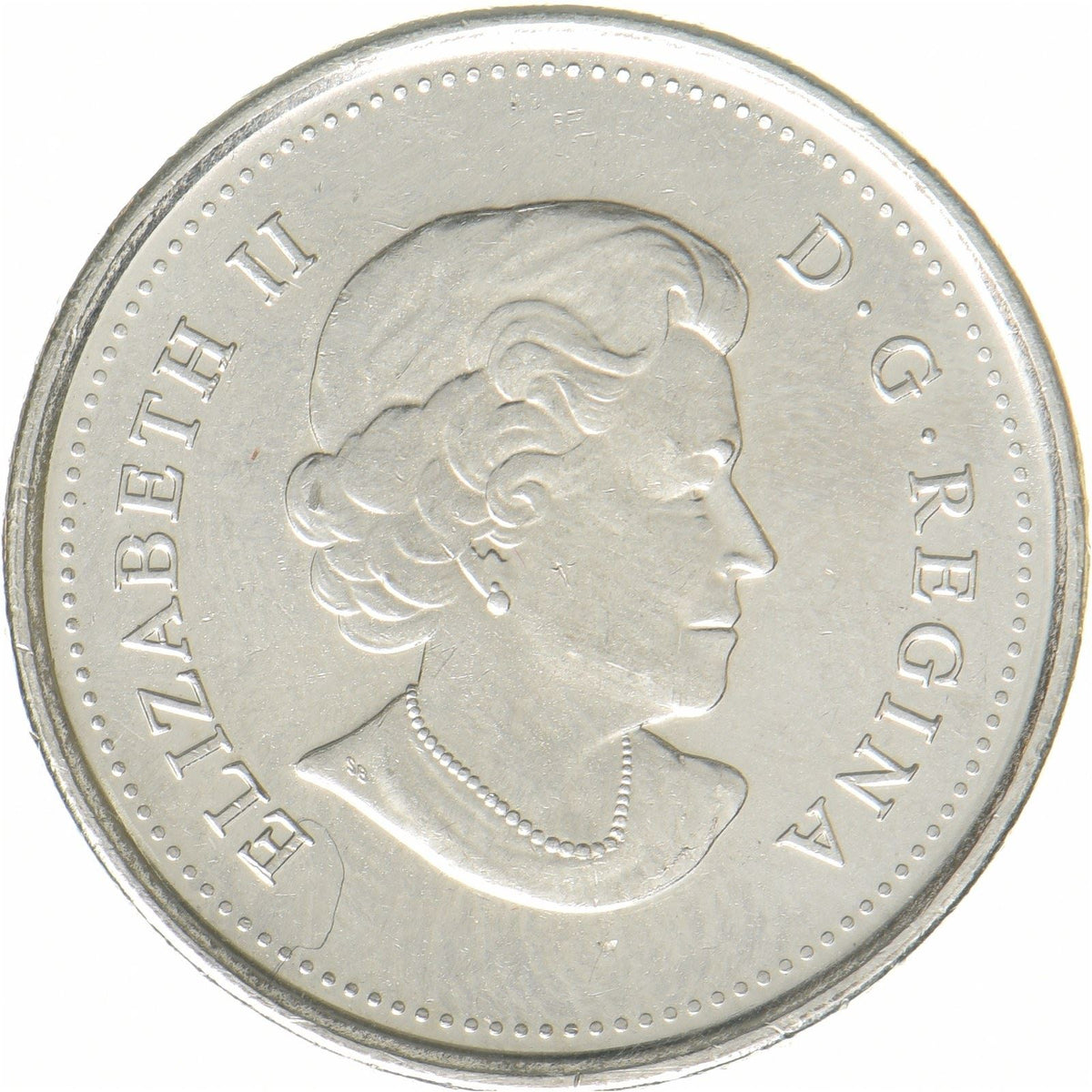 Canada | 25 Cents Coin | Beluga Whale | Nickel plated steel | KM:A1547 | 2013