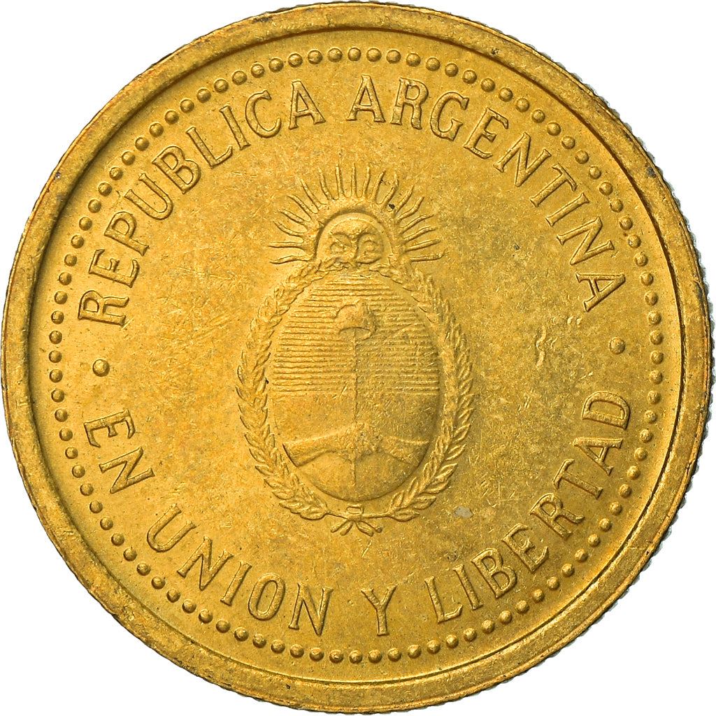Argentyna 10 Centavos | Wschodzące Słońce | Szczupak | Moneta z czapką frygijską | KM107a | 2006 - 2011