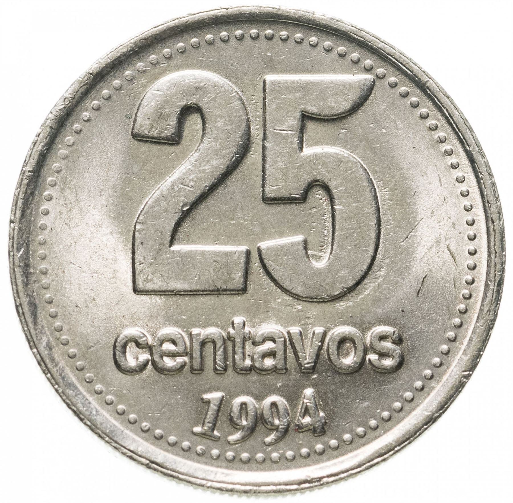 Argentinien Münze 25 Centavos | 1993 - 1996