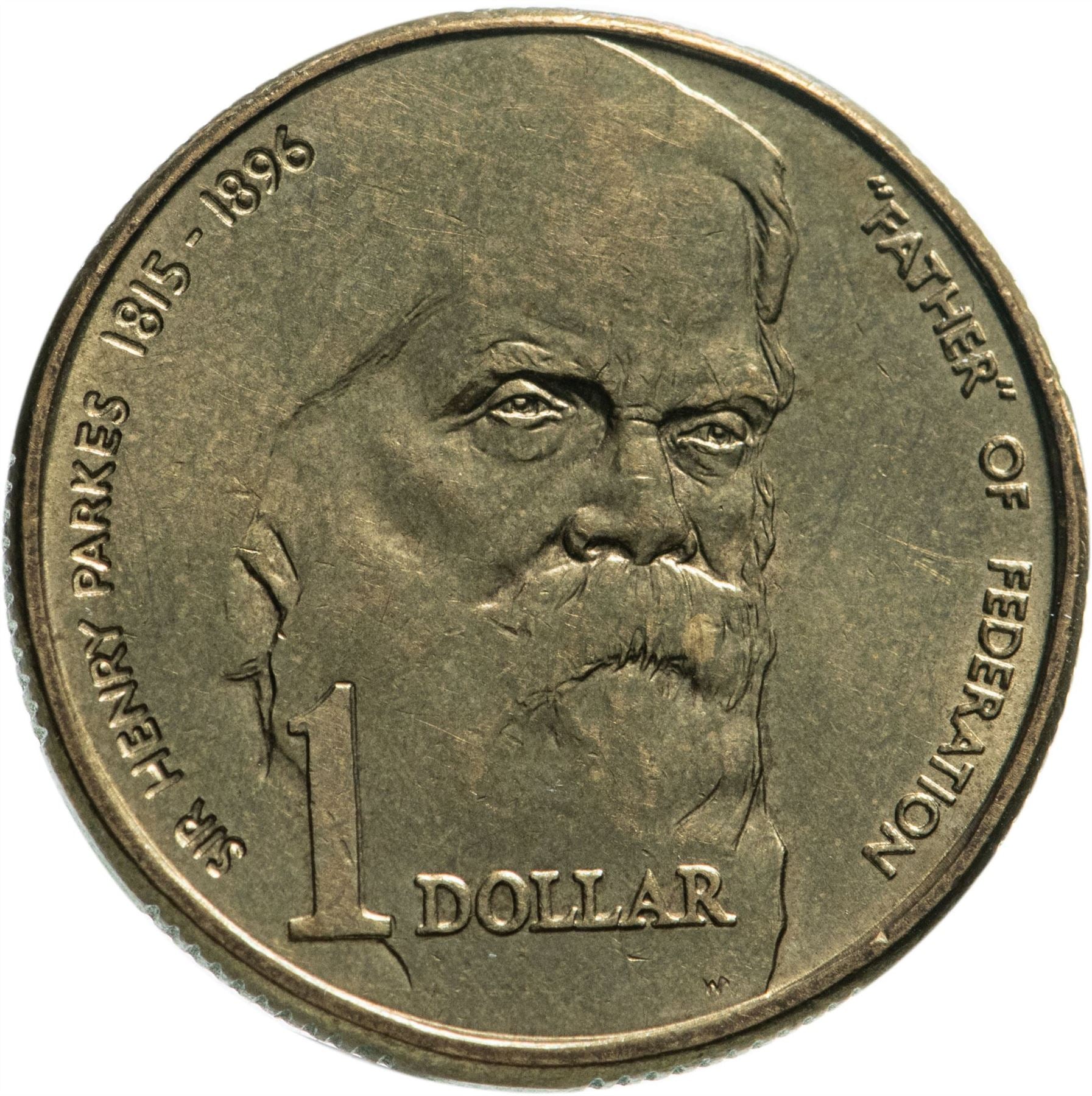 Australia | 1 Dollar Coin | Sir Henry Parkes | Km:310 | 1996