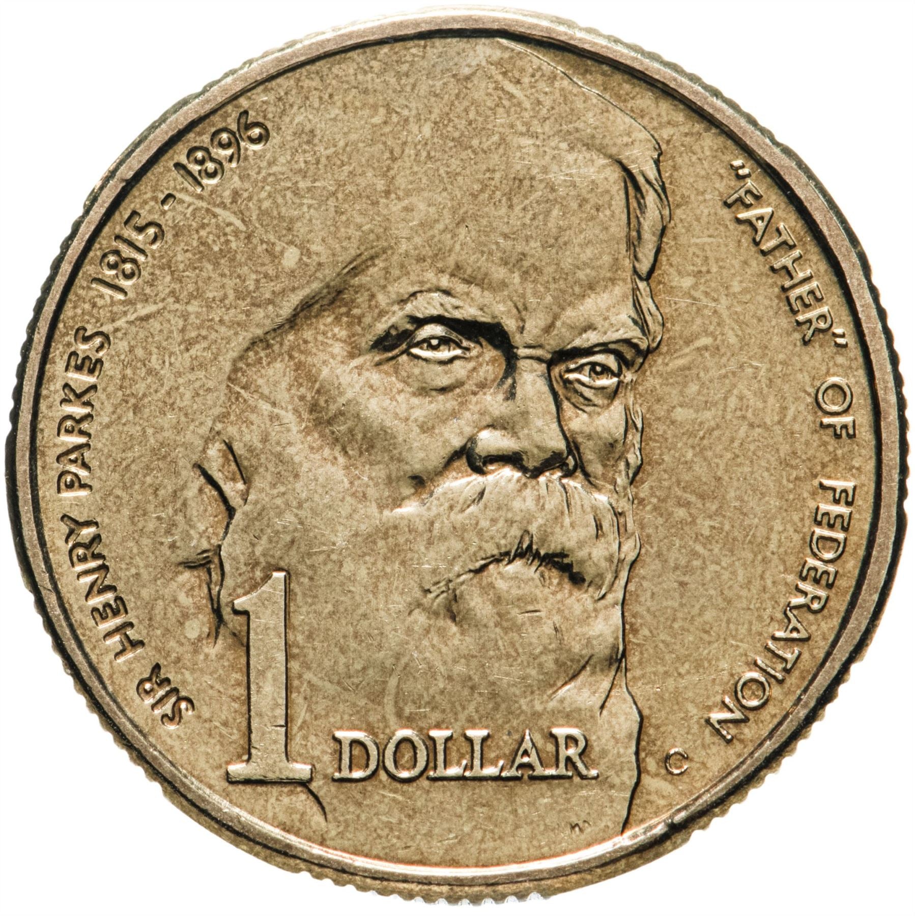 Australia | 1 Dollar Coin | Sir Henry Parkes | Km:310 | 1996