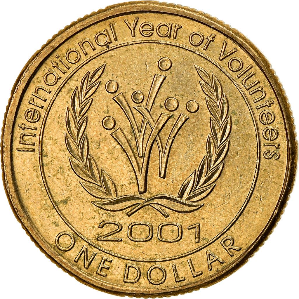 Australia | 1 Dollar Coin | Year of Volunteers | KM:682 | 2001