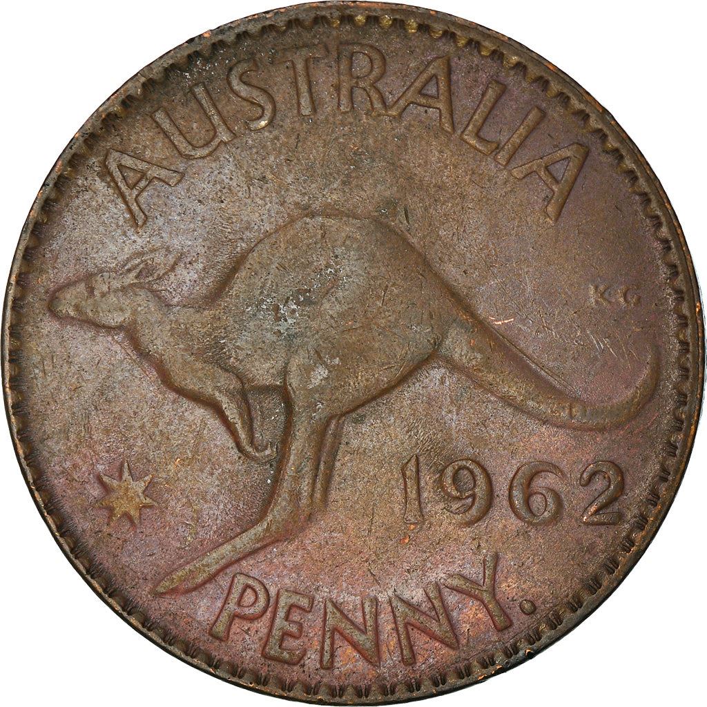 Australia | 1 Penny Coin | Kangaroo | Km:56 | 1955 - 1964