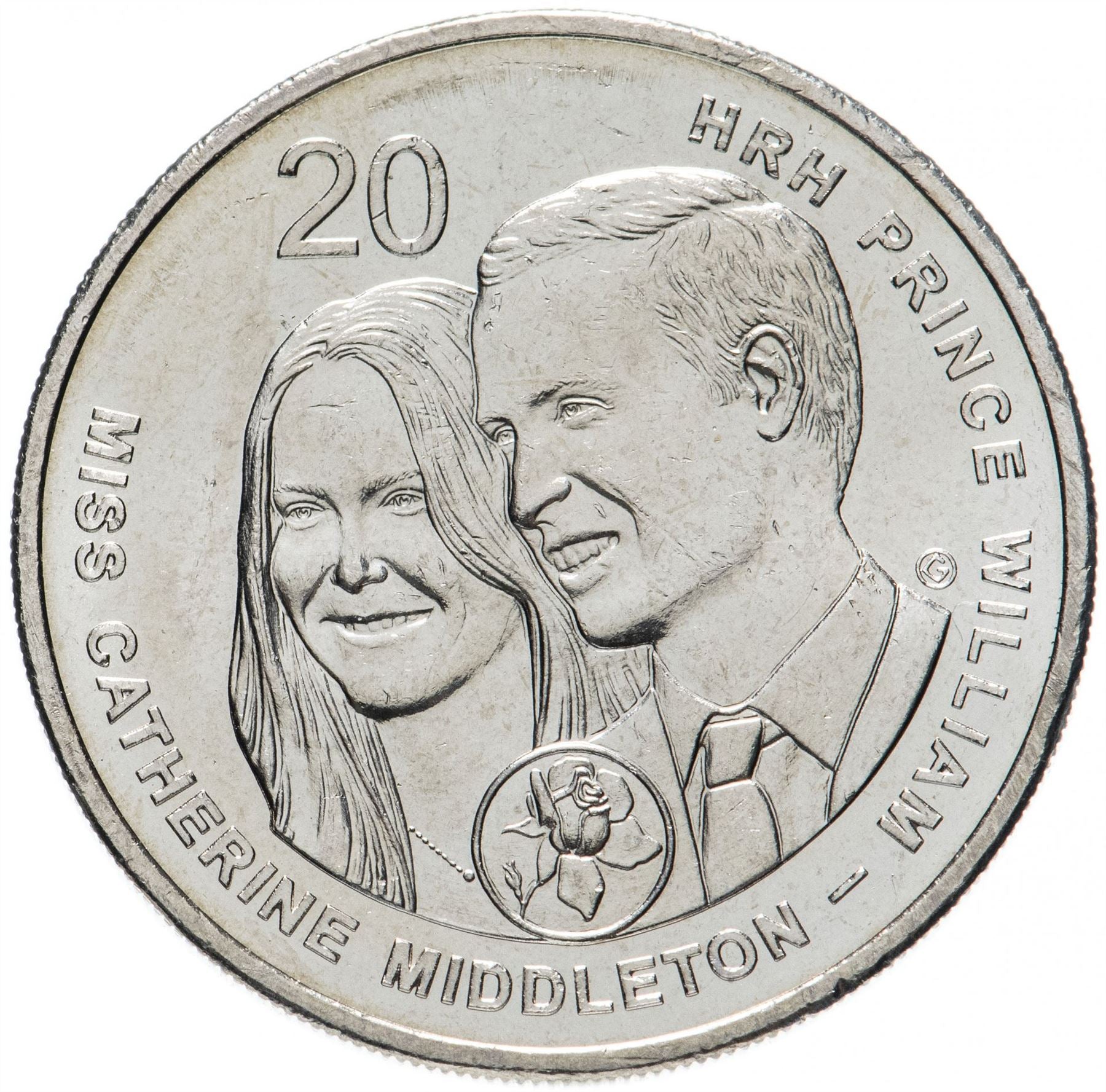 Australia | 20 Cents Coin | Royal Wedding | KM:1566 | 2011