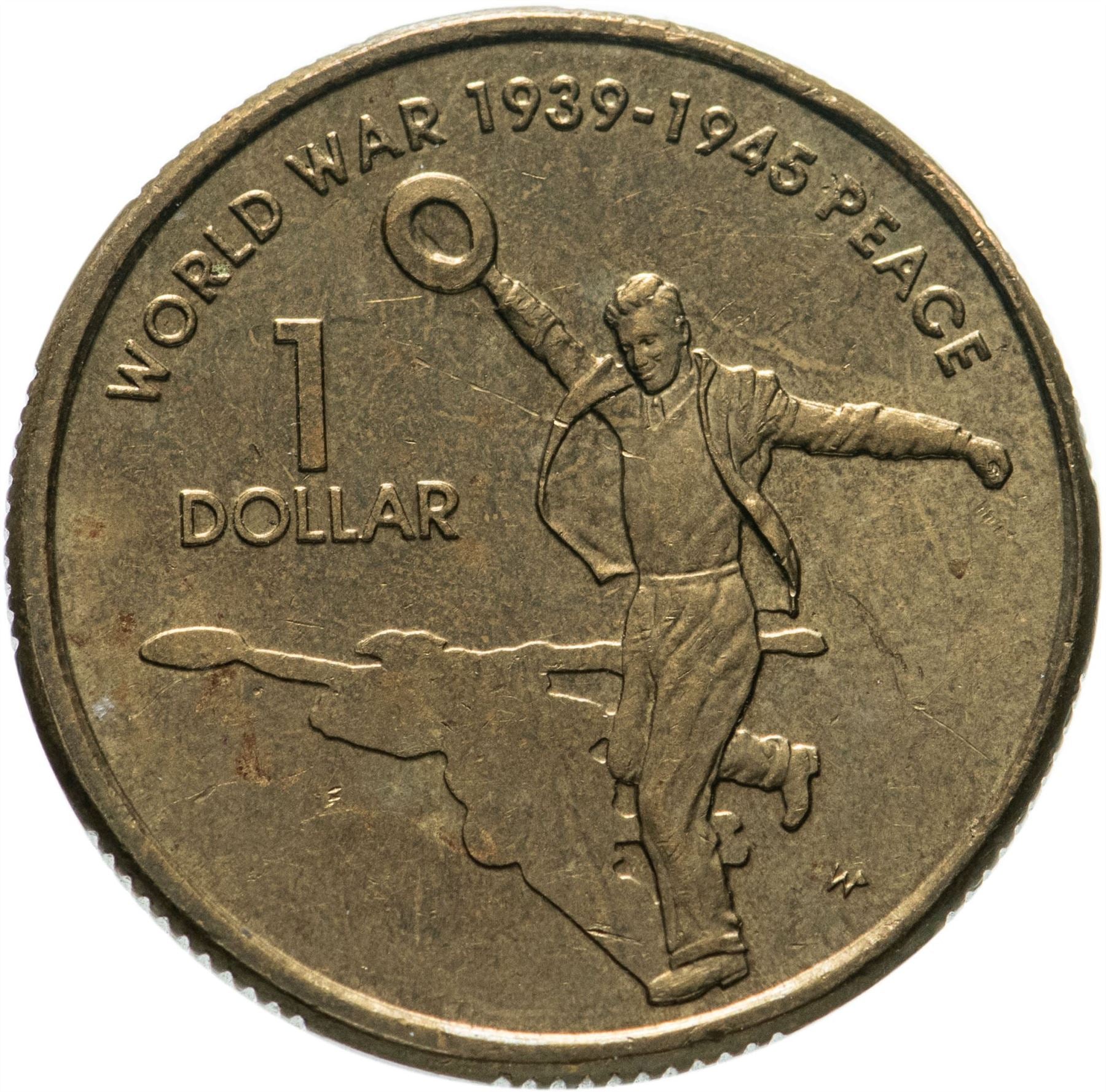 Australia | 1 Dollar Coin | End World War II | KM:747 | 2005