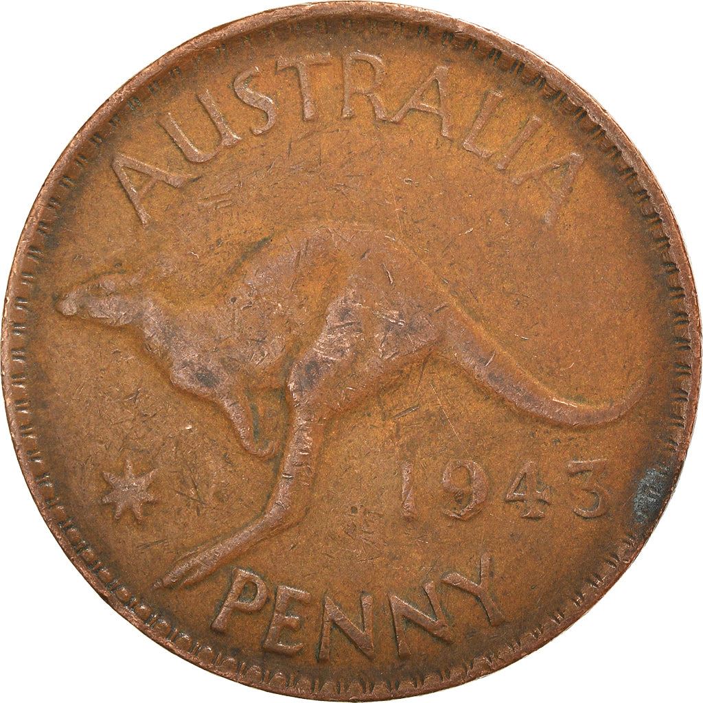 Australia | 1 Penny Coin | Kangaroo | KM:36 | 1938 - 1948