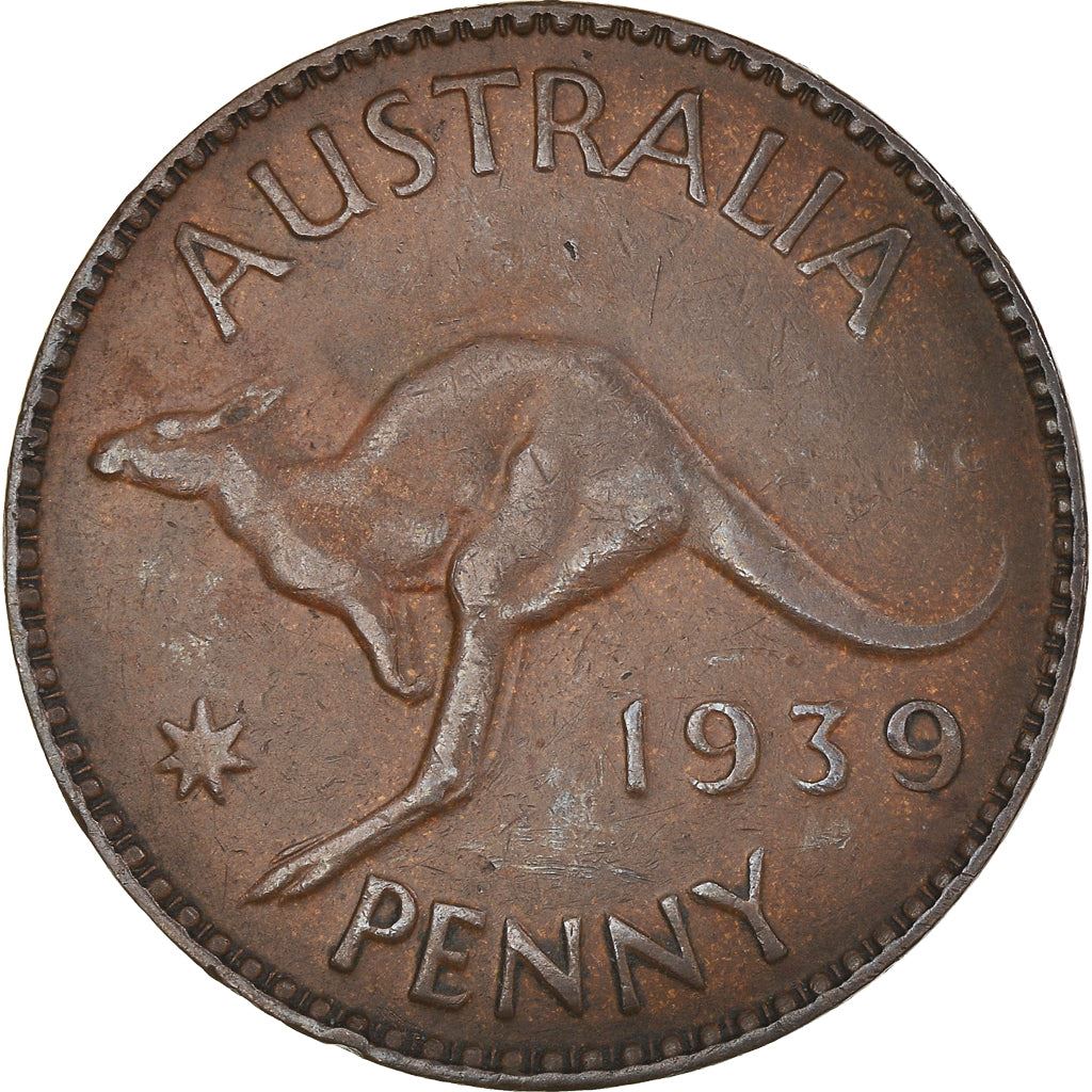 Australia | 1 Penny Coin | Kangaroo | KM:36 | 1938 - 1948