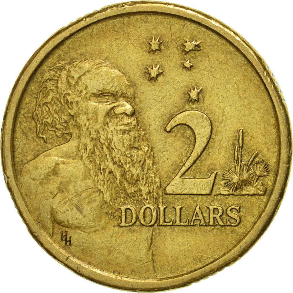Australia | 2 Dollars Coin | Aboriginal | KM:101 | 1988 - 1998