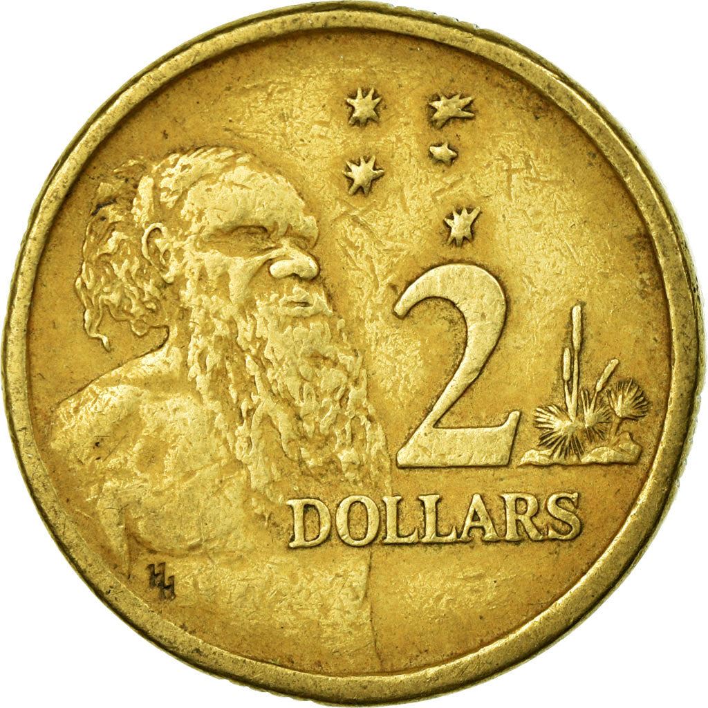 Australia | 2 Dollars Coin | Aboriginal | KM:101 | 1988 - 1998