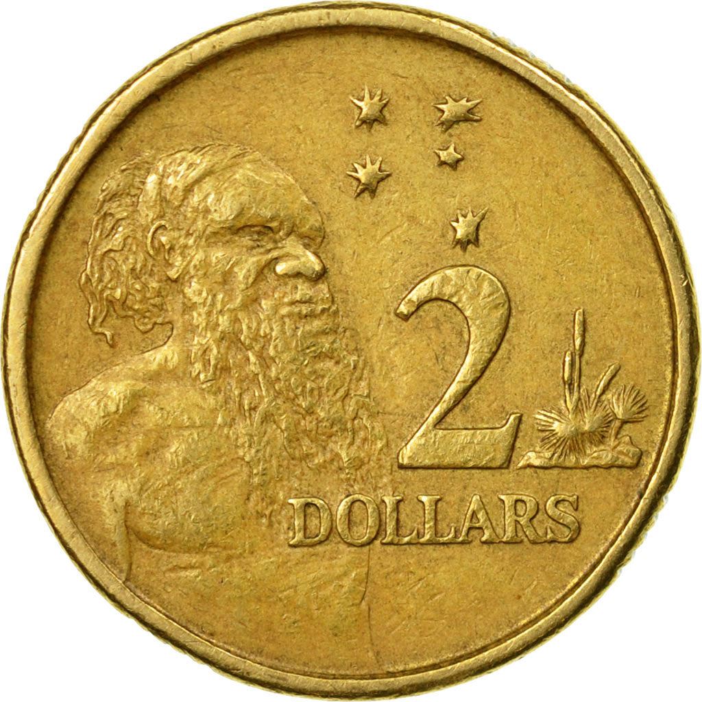 Australia | 2 Dollars Coin | Aboriginal | KM:101 | 1988 - 1998