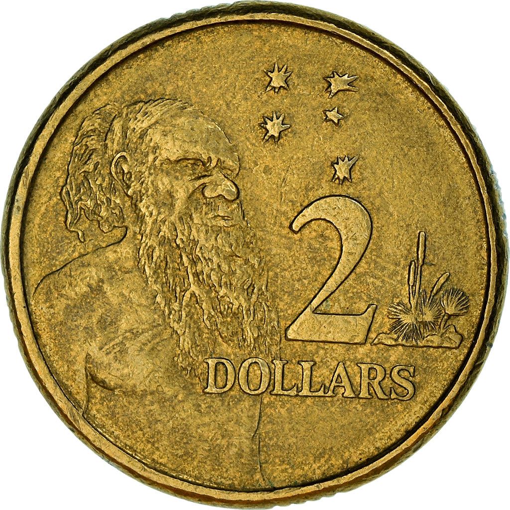 Australia | 2 Dollars Coin | Aboriginal | KM:101 | 1988 - 1998
