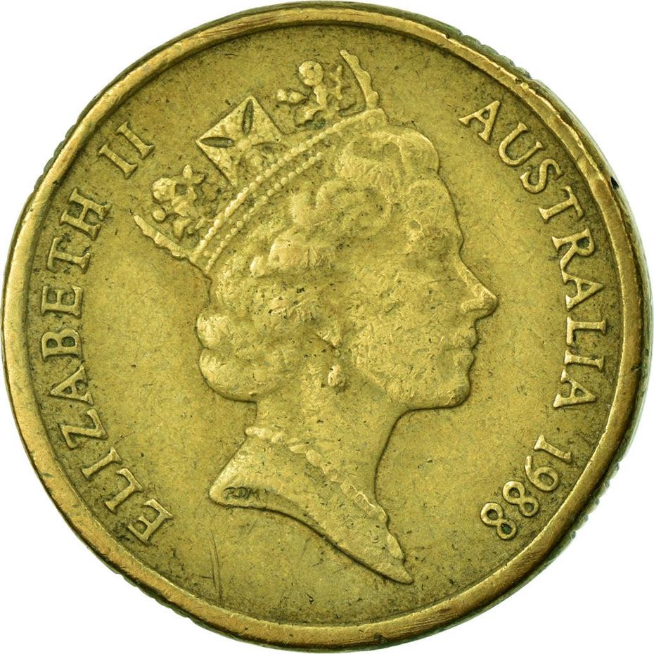 Australia | 2 Dollars Coin | Aboriginal | KM:101 | 1988 - 1998