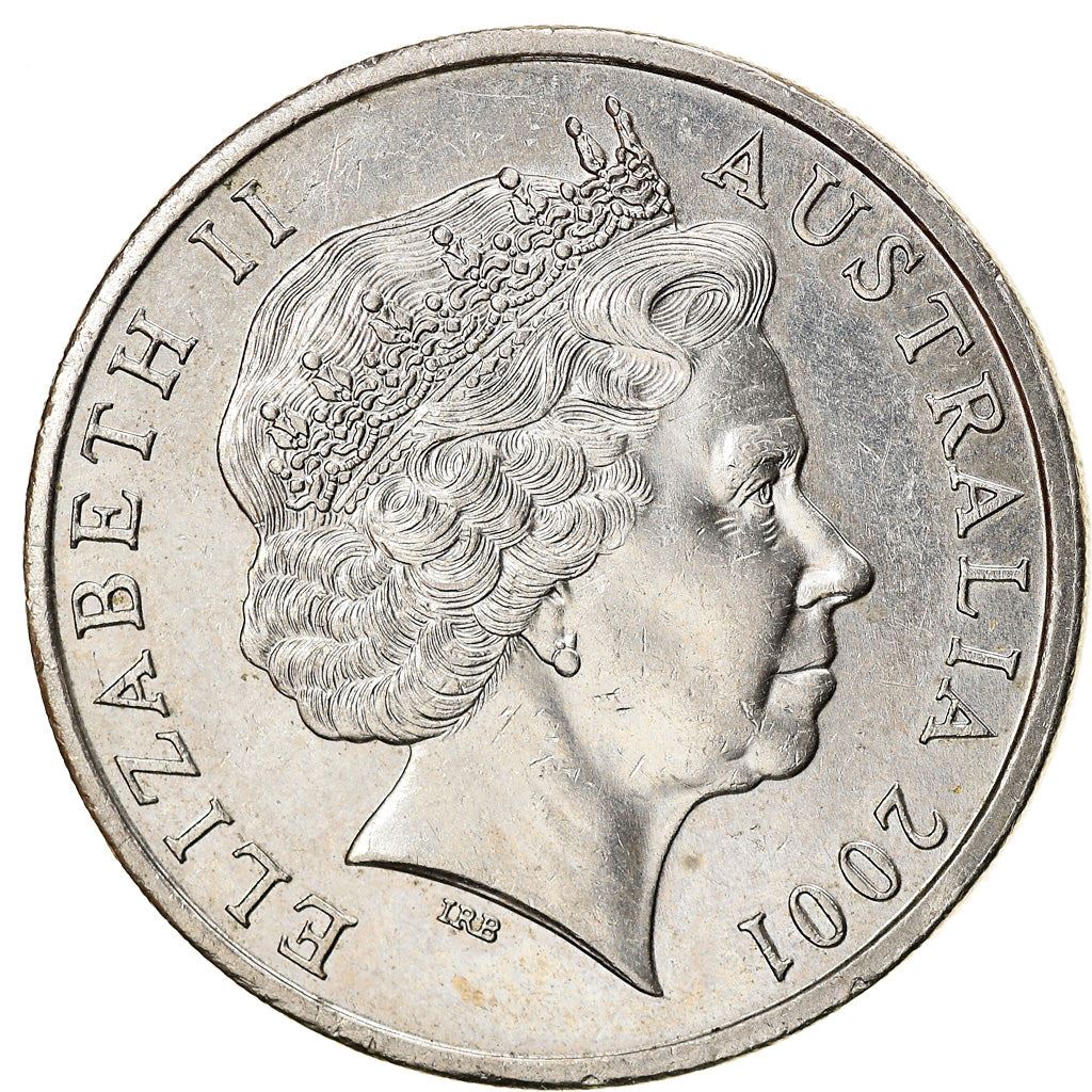 Australia | 20 Cents Coin | Donald Bradman | KM:589 | 2001