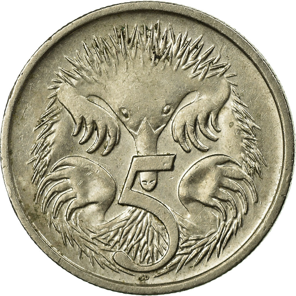 Australia | 5 Cents Coin | Echidna | Km:80 | 1985 - 1998