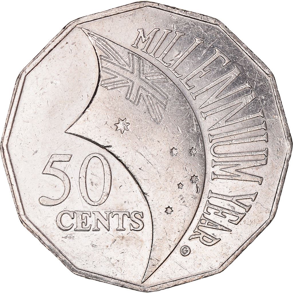 Australia | 50 Cents Coin | Millennium Year | Km:488.1 | 2000
