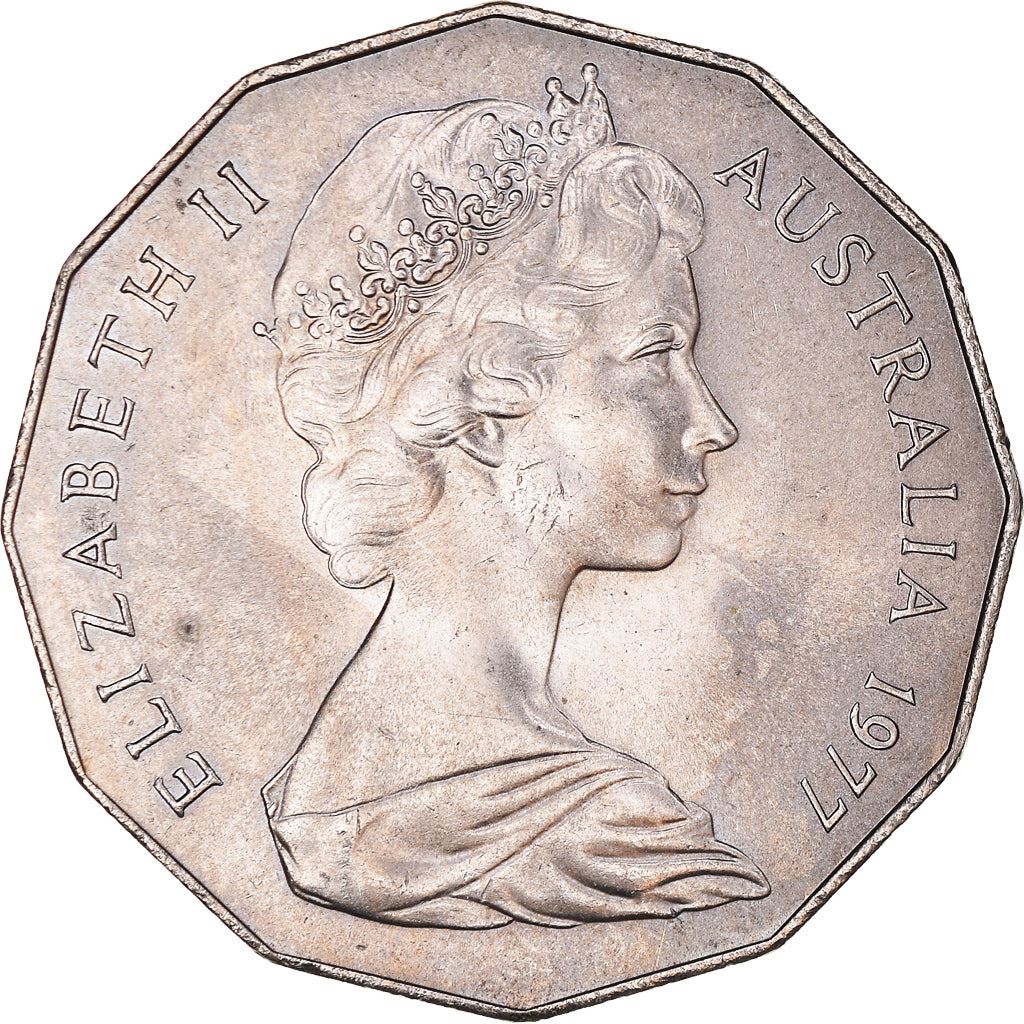 Australia | 50 Cents Coin | Silver Jubilee | KM:70 | 1977
