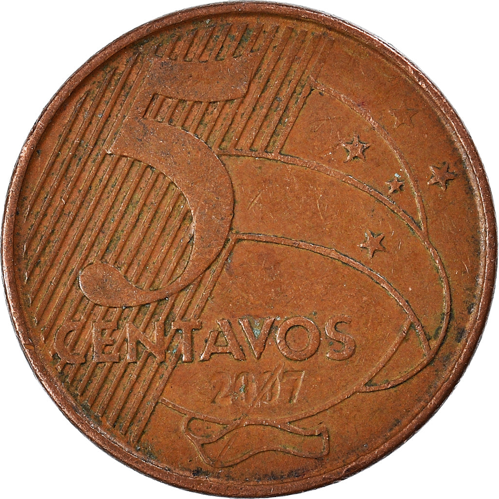 Brazil | 5 Centavos Coin | Tiradentes | Km:648 | 1998 - 2024