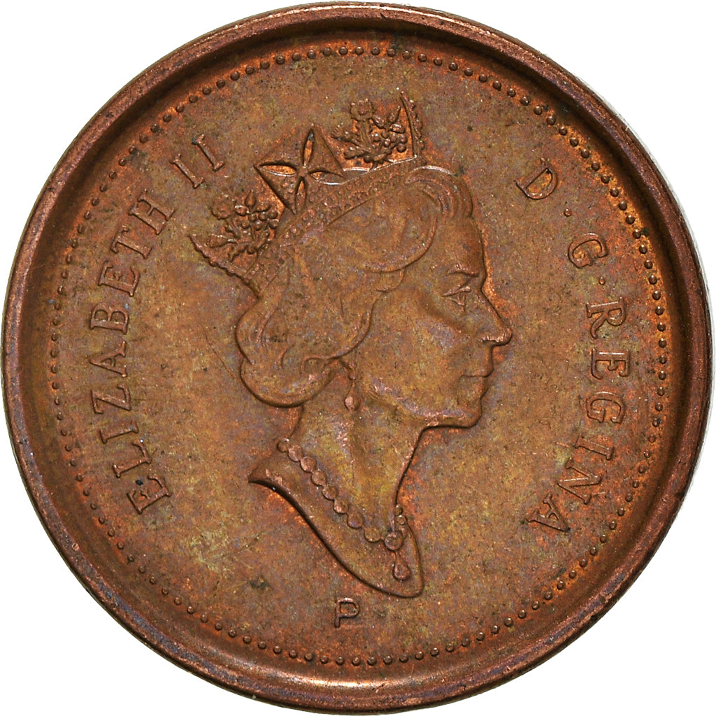 Canada | 1 Cent Mønt | Dronning Elizabeth II | KM:289b | 1999 - 2003