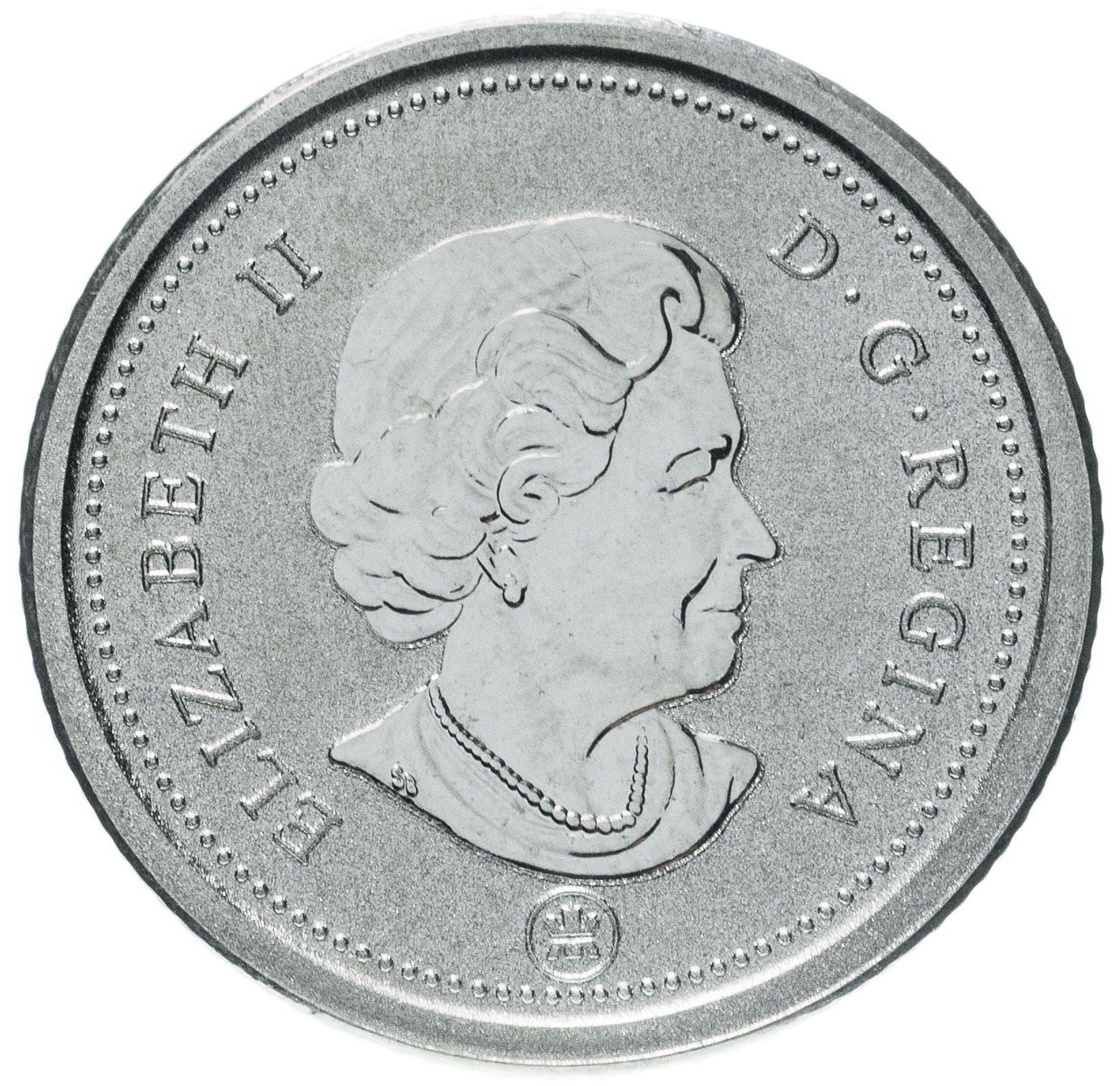 Canada Coin Canadian 10 Cents | Queen Elizabeth II | Bluenose Racing Ship | KM492 | 2003 - 2021