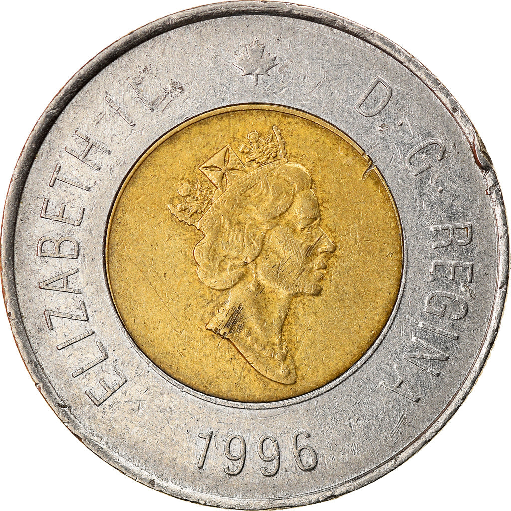 Canada Coin Canadian 2 Dollars | Queen Elizabeth II | Polar Bear | KM270 | 1996 - 2003