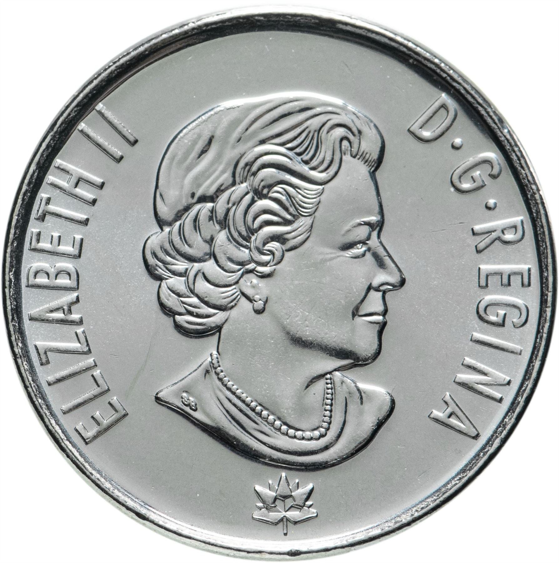 Canada Coin Canadian 5 Cents | Queen Elizabeth II | Beaver | Maple Leave | KM491 | 2003 - 2021