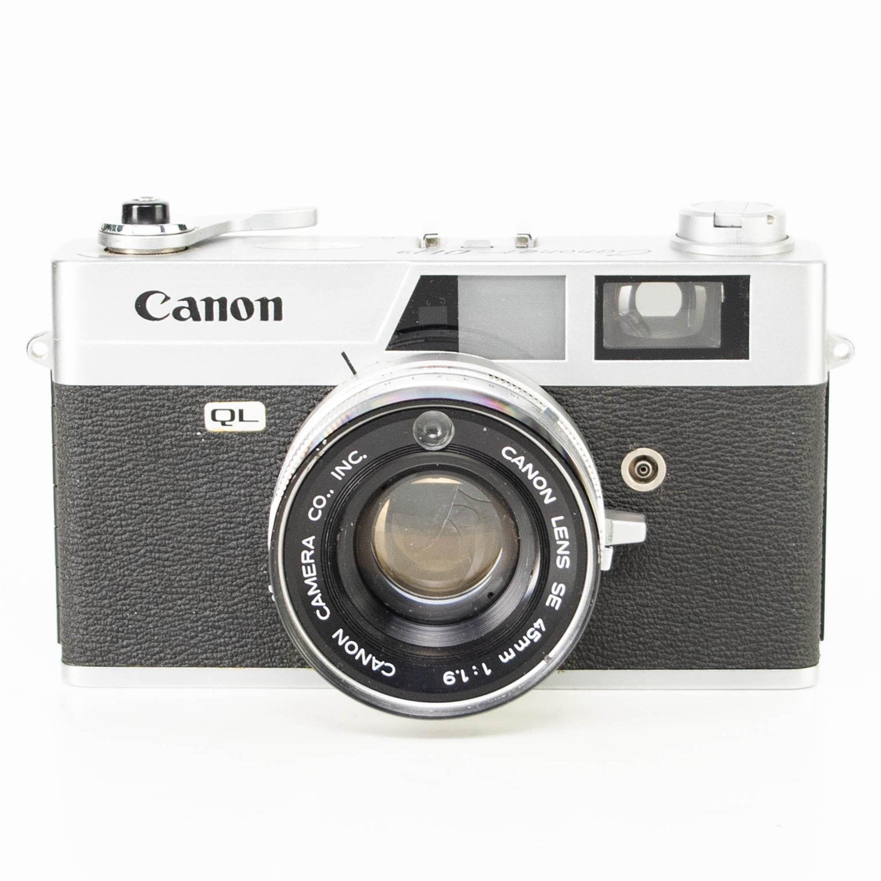 Appareil photo vintage Canon Canonet Ql19 des années 1965 Appareil photo vintage Canon Canonet Ql19 des années 1965