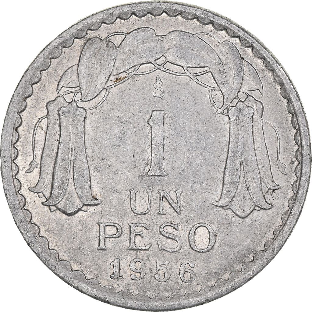 Chile | 1 Peso | KM179a | 1954 - 1958
