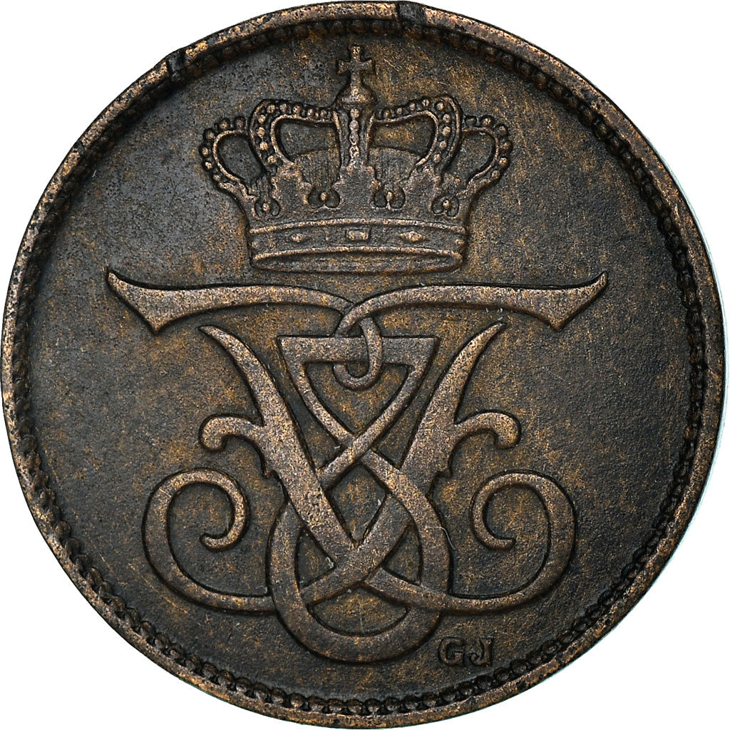 Denmark | 1 Ore Coin | Monogram | Km:804 | 1907 - 1912