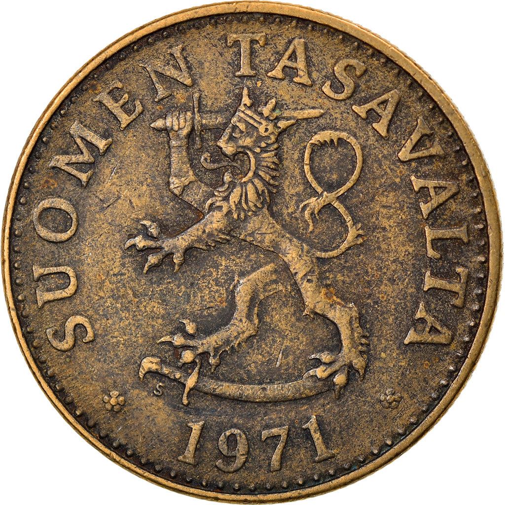 Finland Coin Finnish 50 Pennia | Tree | KM48 | 1963 - 1990