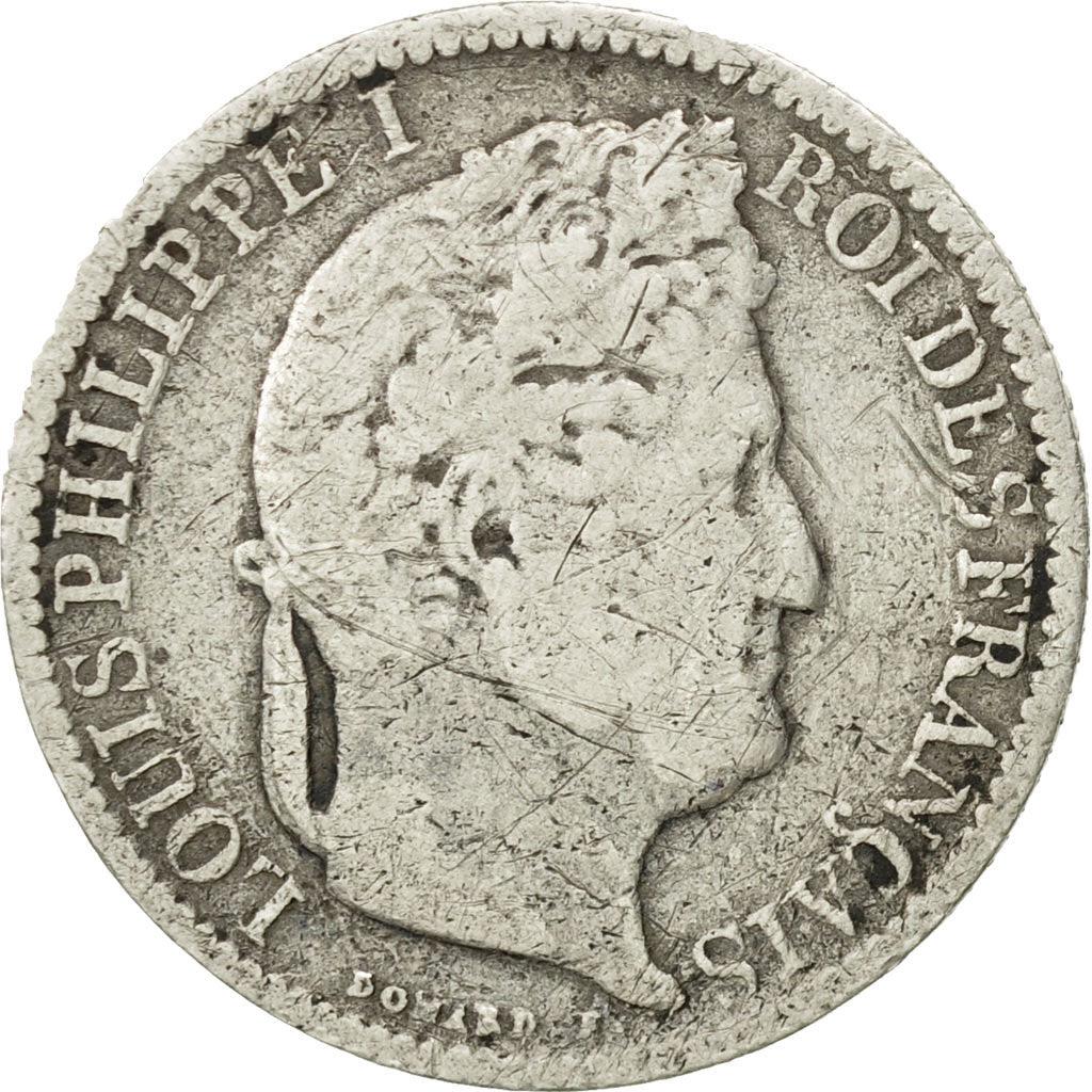 France | 50 Centimes Coin | LOUIS PHILIPPE I | Wreath | Km:768 | 1845 - 1848