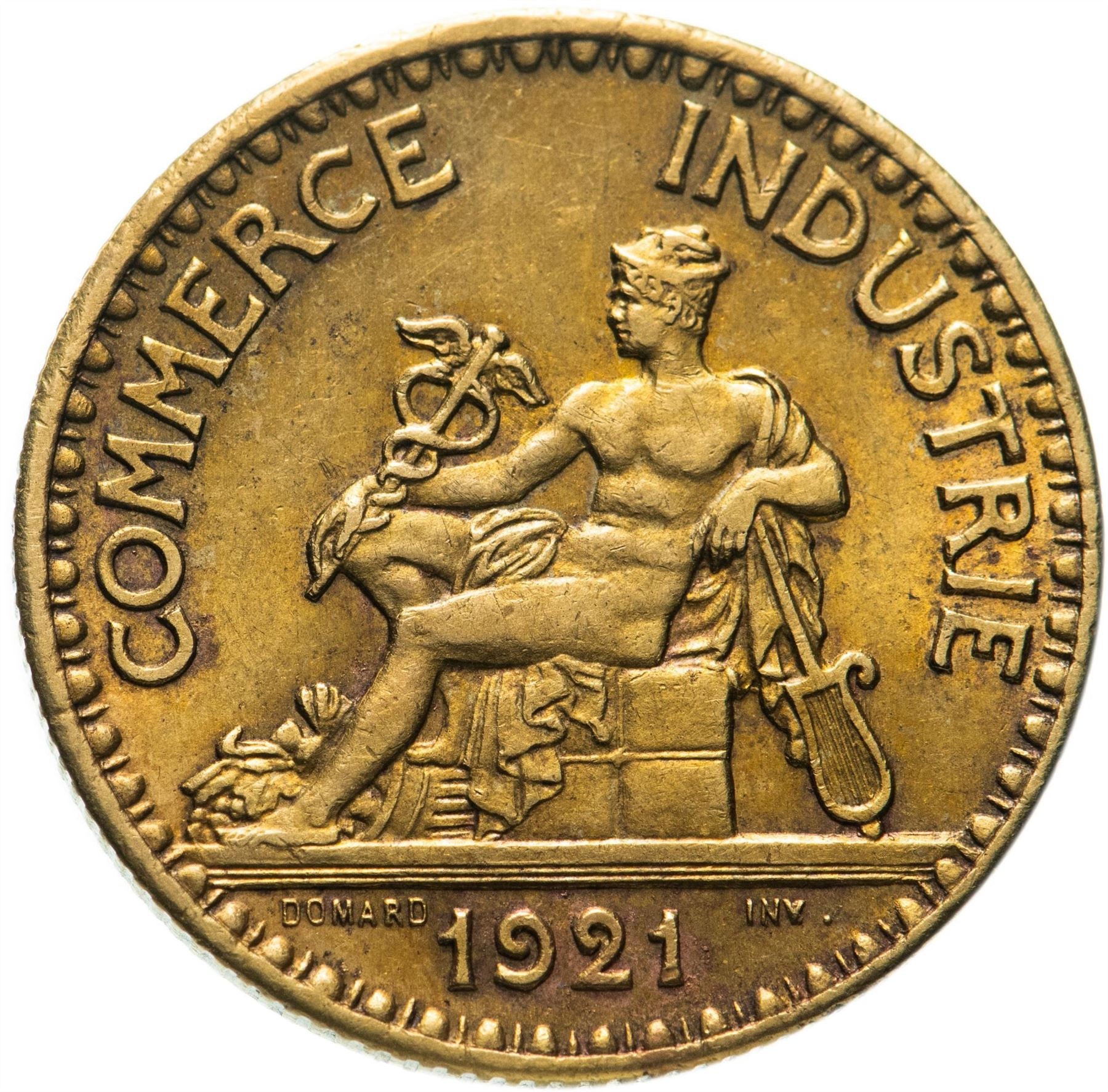 French 2 Francs Coin | Chambers of Commerce | KM877 | France | 1920 - 1927
