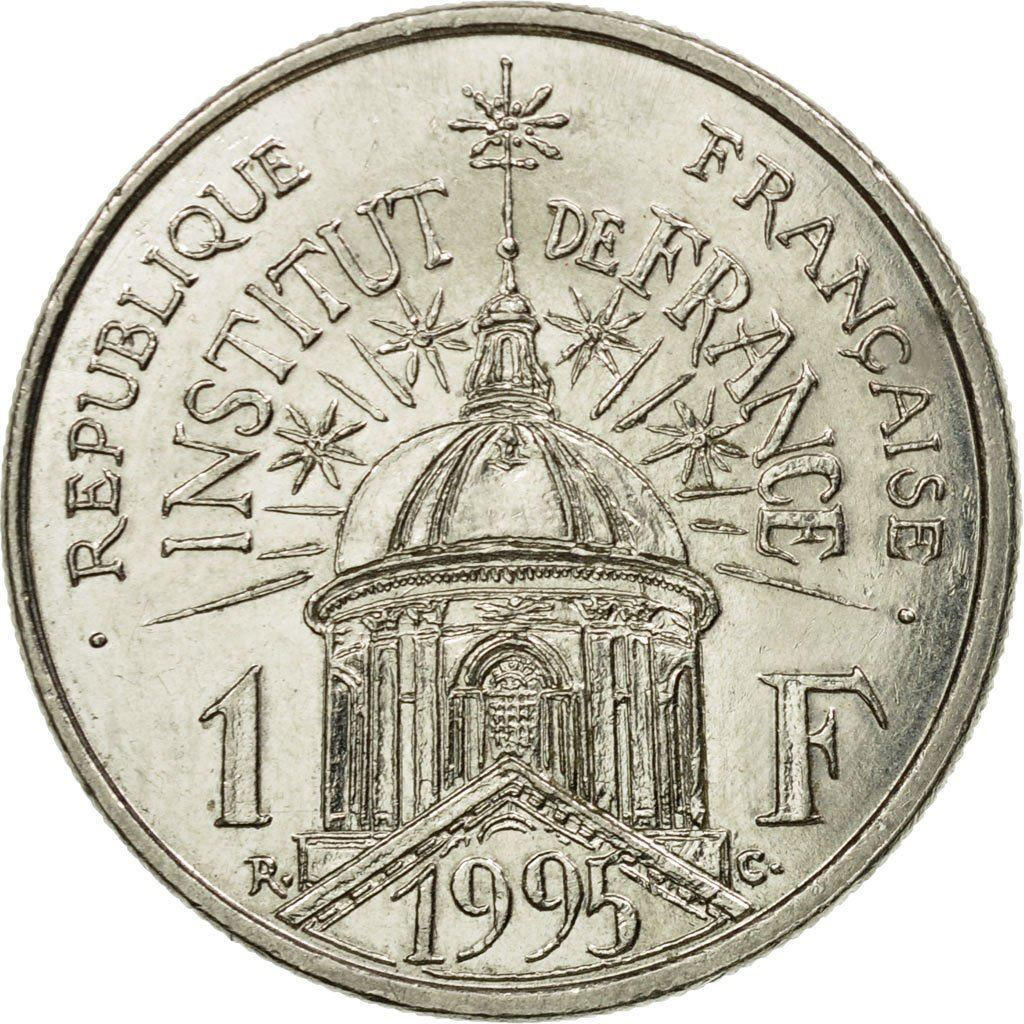 French Coin 1 Franc Institut de France | KM1133 | France | 1995