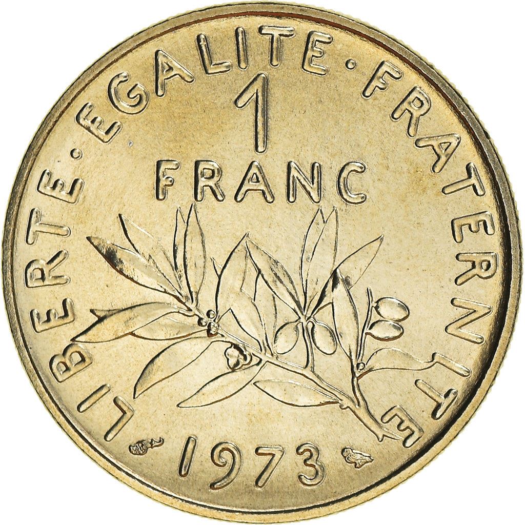 French Coin 1 Franc | Signature O. Roty | KM925.1 | France | 1959 - 2001