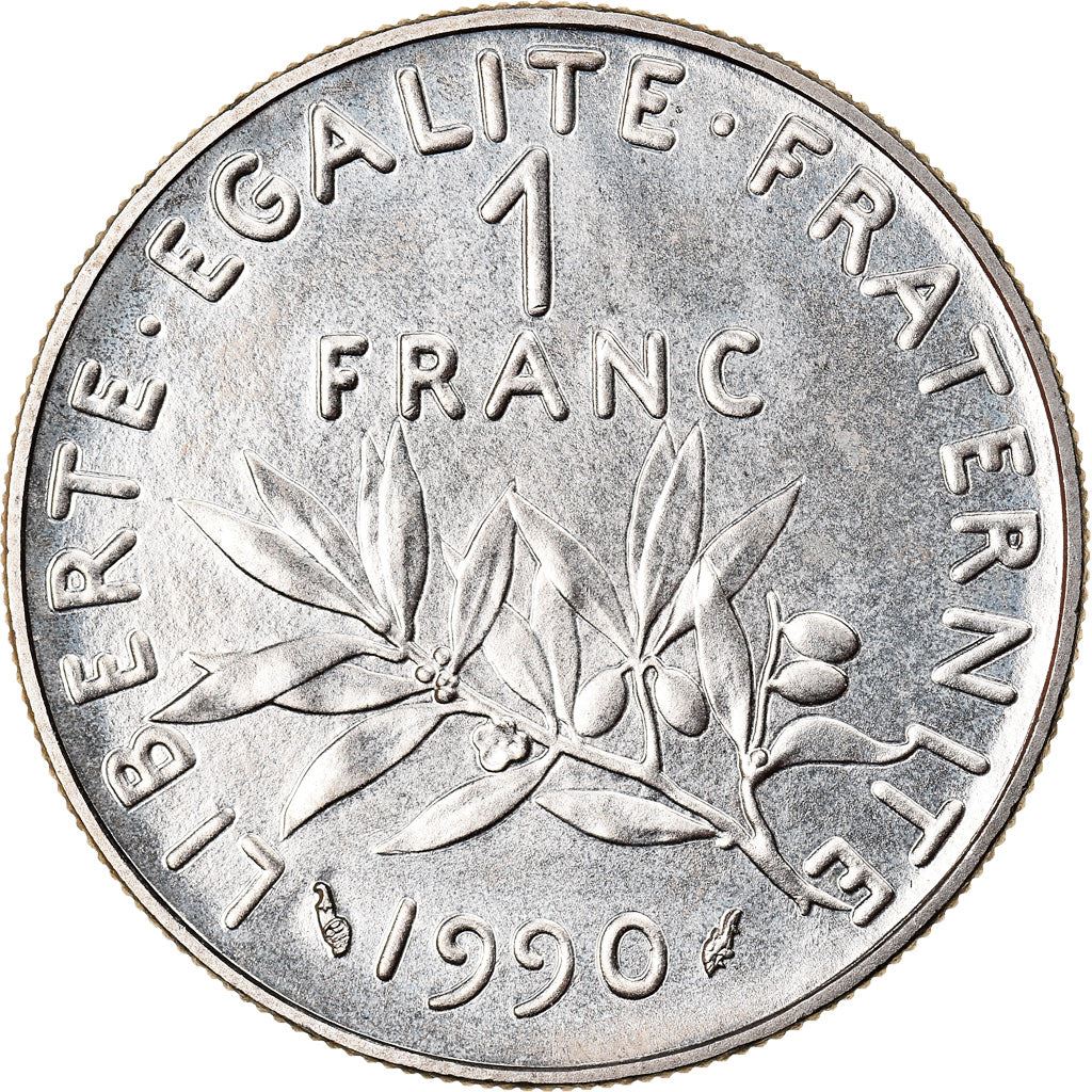 French Coin 1 Franc | Signature O. Roty | KM925.1 | France | 1959 - 2001
