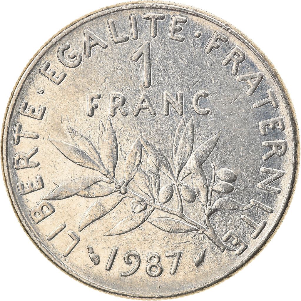 French Coin 1 Franc | Signature O. Roty | KM925.1 | France | 1959 - 2001