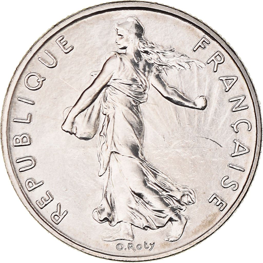 French Coin ½ Franc | signature O. Roty | KM931.1 | France | 1964 - 2001