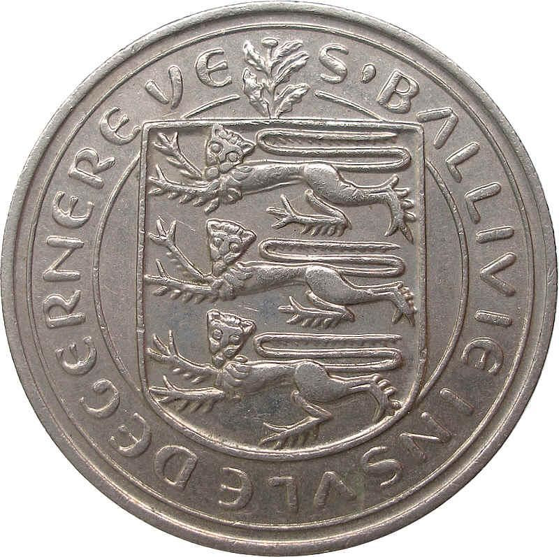 Guernsey Coin | 10 Pence | Queen Elizabeth II | Guernsey Cattle | KM30 | 1977 - 1984