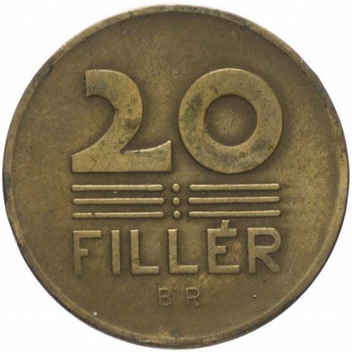 Hungary | 20 Filler Coin | KM531 | 1946 - 1950