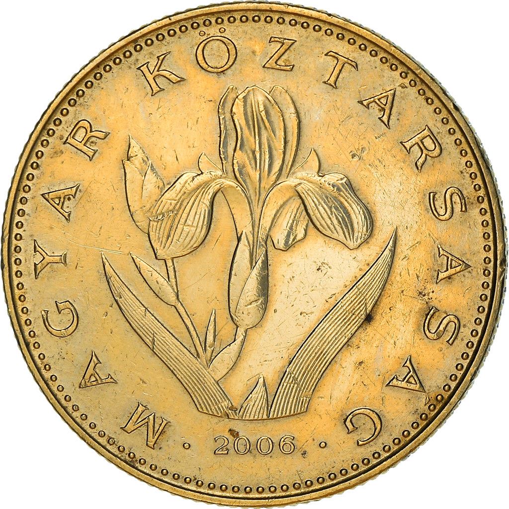 Hungary Coin Hungarian 20 Forint | Iris Variegata | KM696 | 1992 - 2011