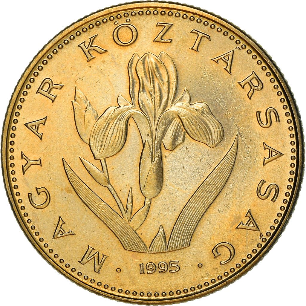 Hungary Coin Hungarian 20 Forint | Iris Variegata | KM696 | 1992 - 2011