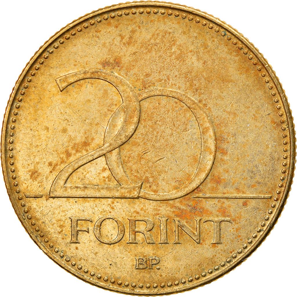 Hungary Coin Hungarian 20 Forint | Iris Variegata | KM696 | 1992 - 2011
