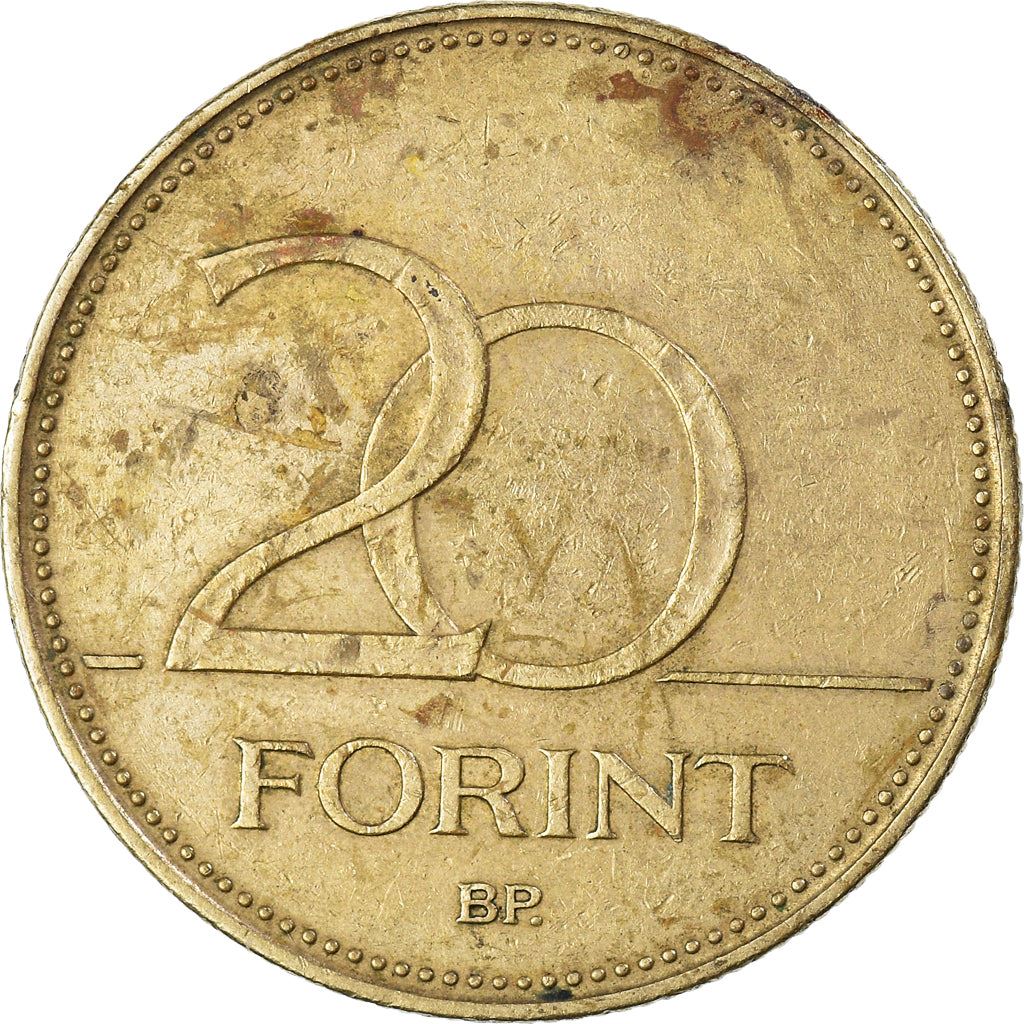 Hungary Coin Hungarian 20 Forint | Iris Variegata | KM696 | 1992 - 2011
