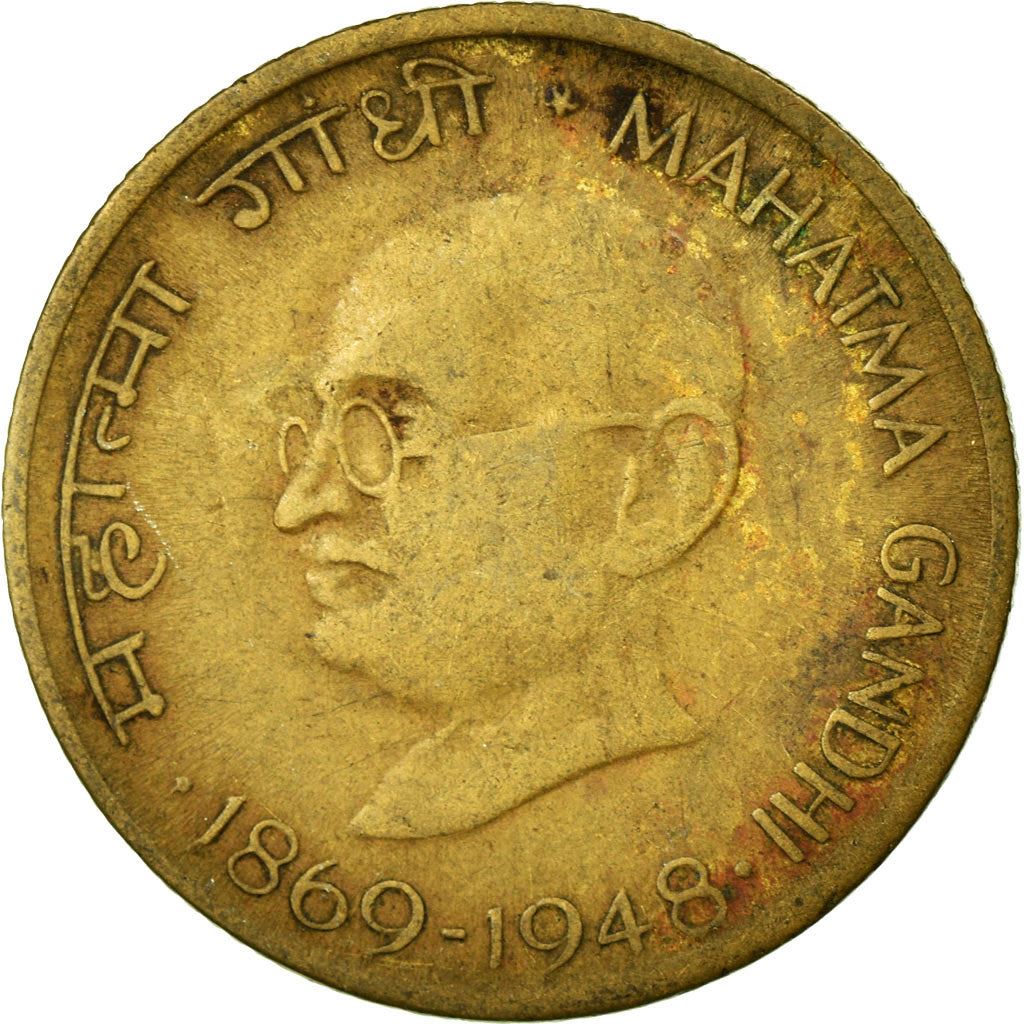 Indie | Moneta 20 Paise | Gandhi | Km:42 | 1969