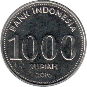 Moneta Indonezja 1000 Rupiah I Gusti Ketut Pudja KM74 2016