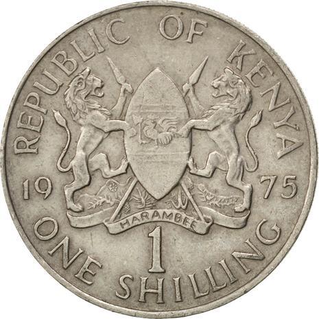 Kenia 1 szyling | Moneta Jomo Kenyatta 1963 - 1978 | KM14 | 1969 - 1978