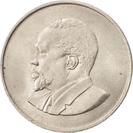 Kenia 1 szyling | Moneta Jomo Kenyatta 1963 - 1978 | KM5 | 1966 - 1968