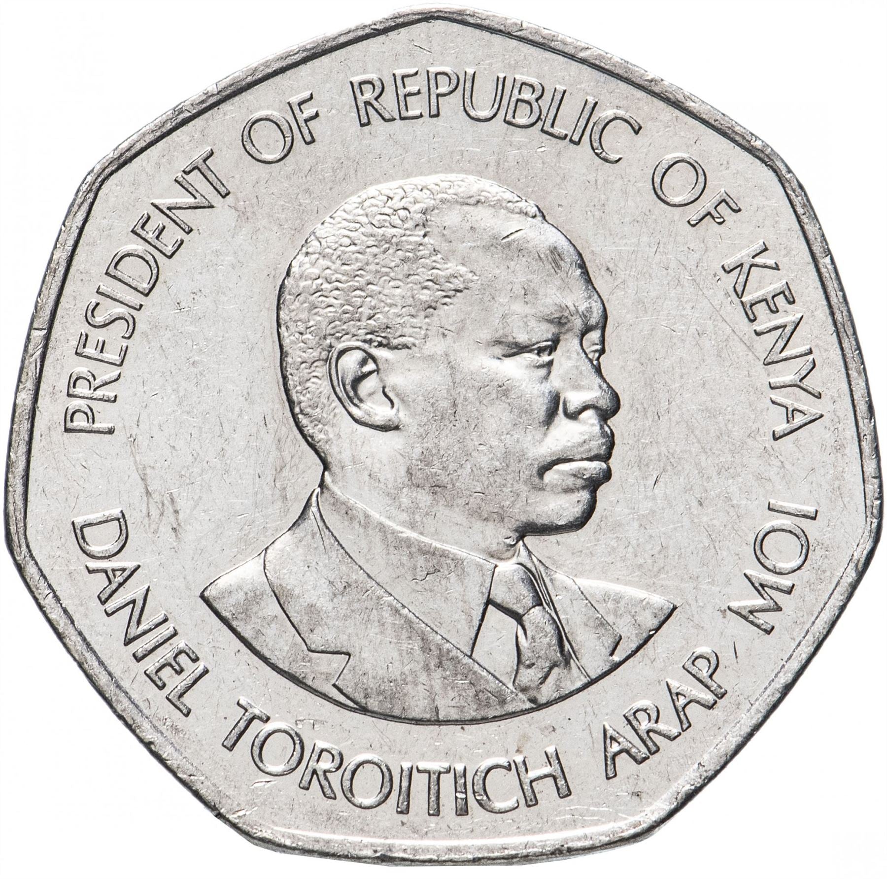 Moneta da 5 Scellini del Kenya | KM23a | 1994