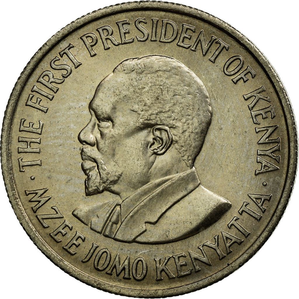 Kenia 50 Centów | Moneta Mzee Jomo Kenyatta | KM13 | 1969 - 1978